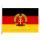 100% polyster 90*150CM Allemagne-est country banner Allemagne-est National Flag